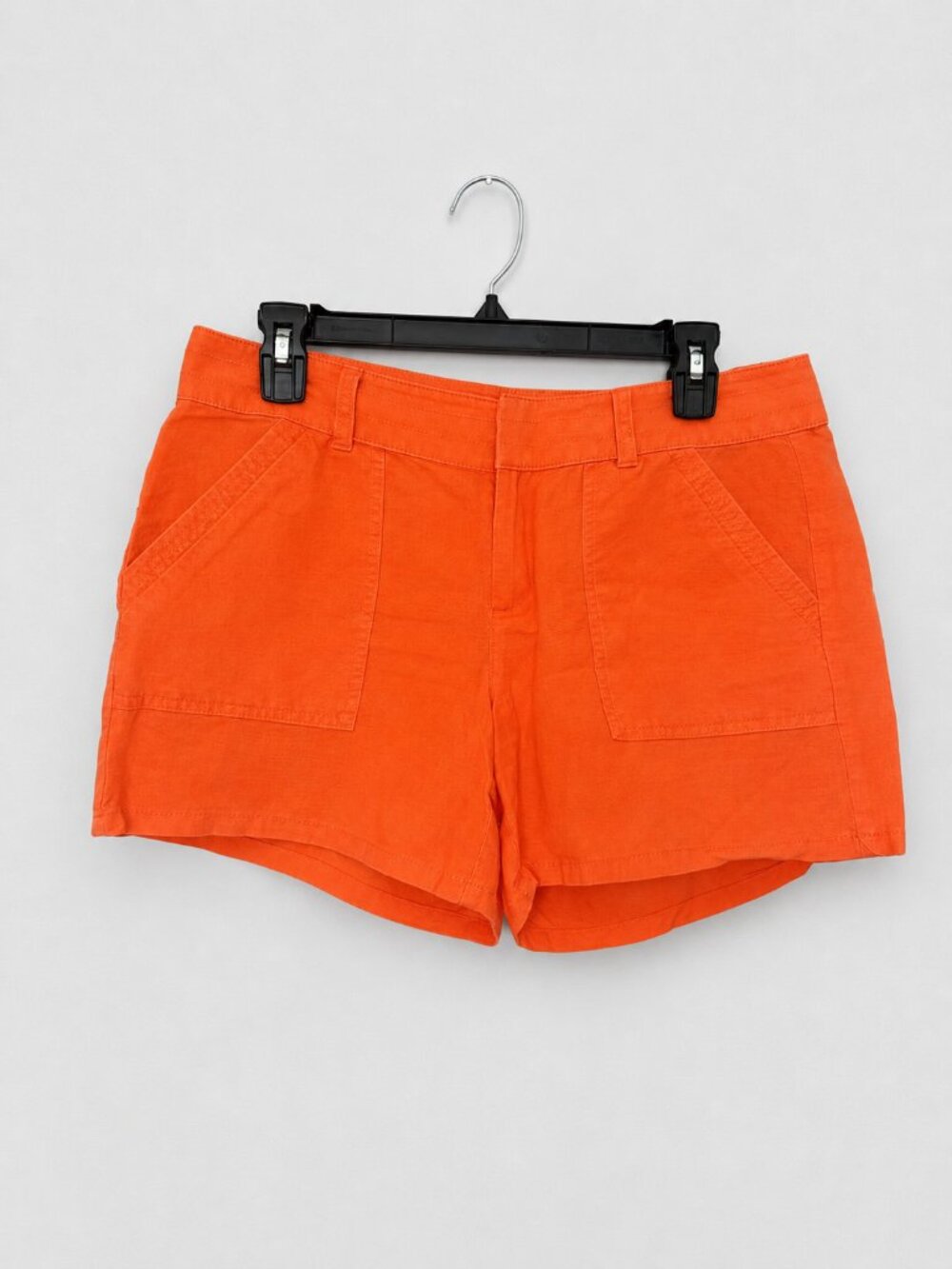 Banana Republic Linen Cotton Blend Orange Shorts Size 6